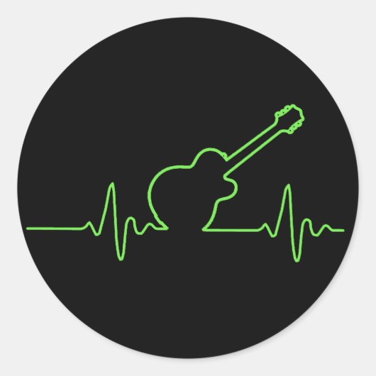 Sticker Rond EKGuitar (Devant)