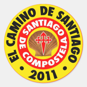 Sticker Rond El Camino de Santiago 2011
