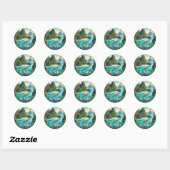 Sticker Rond El Nido Philippines (Feuille)