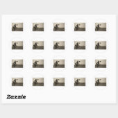 Sticker Rond Eleanor Rigby (Feuille)
