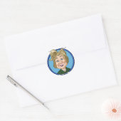 Sticker Rond Election 2016 de Hilary Clinton (Enveloppe)