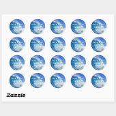 Sticker Rond Élection de la vague bleue 2026 (Feuille)