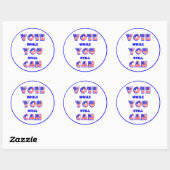 Sticker Rond Élections intermédiaires 2026 (Feuille)