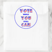 Sticker Rond Élections intermédiaires 2026 (Sac)