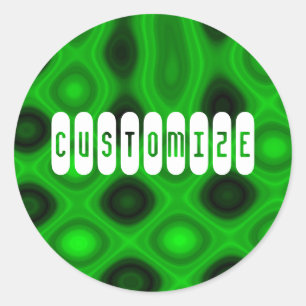 Sticker Rond Électricité verte III - Modèle