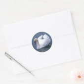 STICKER ROND ÉLÉGANCE SWAN (Enveloppe)