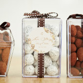 Sticker Rond Elegant Boho | Mariage d'automne d'or