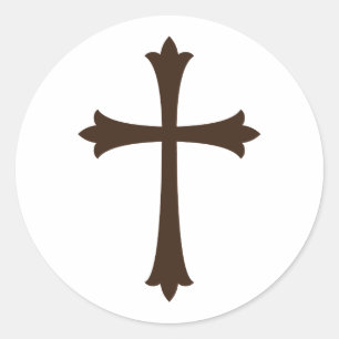 Sticker Rond Élégant joint d'enveloppe de la première communion