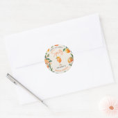 Sticker Rond Elegant Love at First Spritz' Shower de Mariage (Enveloppe)