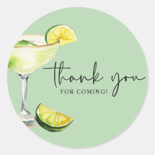 Sticker Rond Élégant Mariage Chic et Margs Shower de Mariée