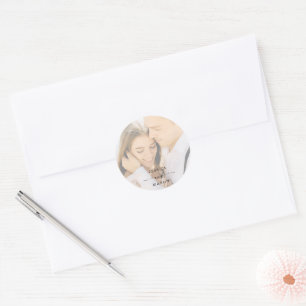 Sticker Rond Élégant Mariage photo