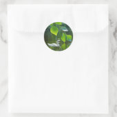 Sticker Rond Elegant Summer Swan (Sac)