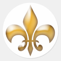 Elégante fleur or de Lis