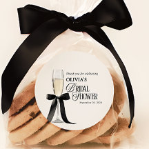 Élégante Mariage Champagne Noir et Blanc