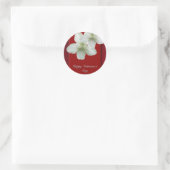 Sticker Rond Éléments de coordination violette Heureuse Sainte- (Sac)