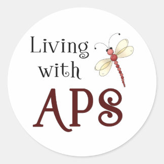 Sticker Rond Éléments de sensibilisation APS