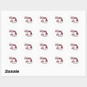 Sticker Rond Éléments de sensibilisation APS (Feuille)