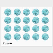 Sticker Rond éléments d'intégration mentale (Feuille)