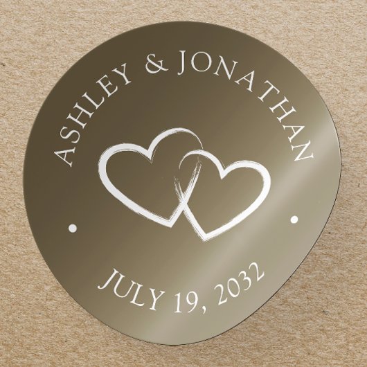 Sticker Rond Eléments simples modernes élégants