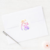 Sticker Rond Éléphant (Enveloppe)