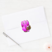 Sticker Rond Eléphant plus intelligent (Enveloppe)