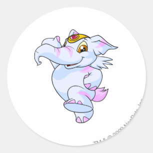 Sticker Rond Elephante a barré