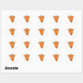 Sticker Rond Elephante Orange (Feuille)