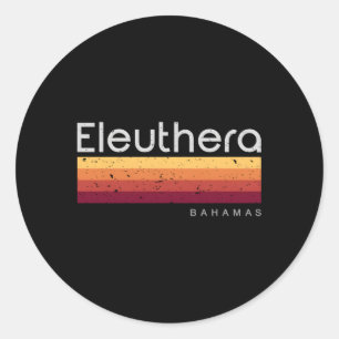 Sticker Rond Eleuthera Bahamas