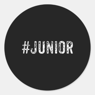 Sticker Rond Élève de onzième année junior ou professeur Gi ten