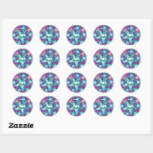 Sticker Rond Élève étoile (Feuille)