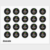 Sticker Rond Elf Squad Matching Family Christmas  (Feuille)