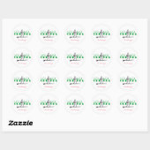 Sticker Rond Elfe sur la planche de surf Thunder_Cove (Feuille)