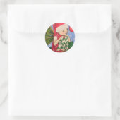 Sticker Rond Elfe X-Mas (Sac)