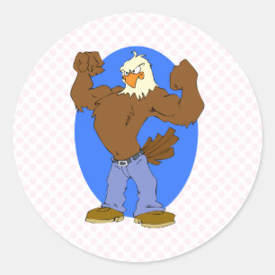 Sticker Rond Eliav Eagle