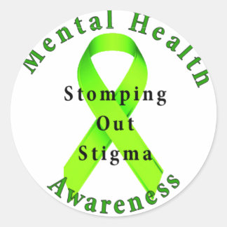 Sticker Rond Éliminer la stigmatisation