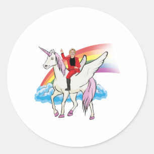 Sticker Rond Elizabeth Warren Magique