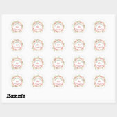 Sticker Rond Elle A Néanmoins Persisté (Feuille)