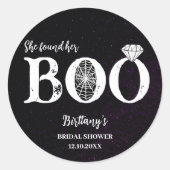 Sticker Rond Elle a trouvé son amour Enterrement de vie de jeun (Devant)