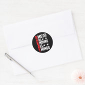 Sticker Rond Elle Endurera Toutes Les Choses 1 (Enveloppe)
