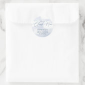 Sticker Rond Elle est sur Cloud Nine Bridal Shower (Sac)