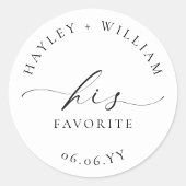 Sticker Rond Ellesmere Son Favori