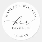 Sticker Rond Ellesmere Son Préféré