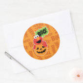 Sticker Rond Elmo - Boo (Enveloppe)