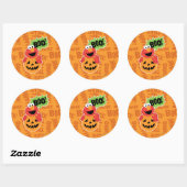 Sticker Rond Elmo - Boo (Feuille)