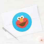 Sticker Rond Elmo Face (Enveloppe)