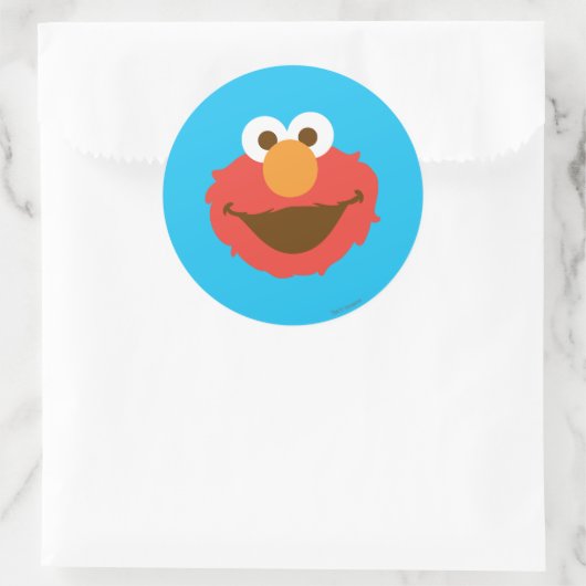Sticker Rond Elmo Face (Sac)