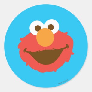Sticker Rond Elmo Face