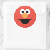 Sticker Rond Elmo Face Art (Sac)