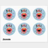Sticker Rond Elmo Happy Smile (Feuille)