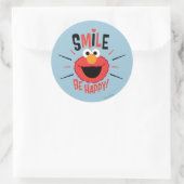 Sticker Rond Elmo Happy Smile (Sac)